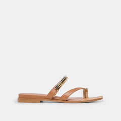 Tarina Caramel Leather Sandals / Dolce Vita