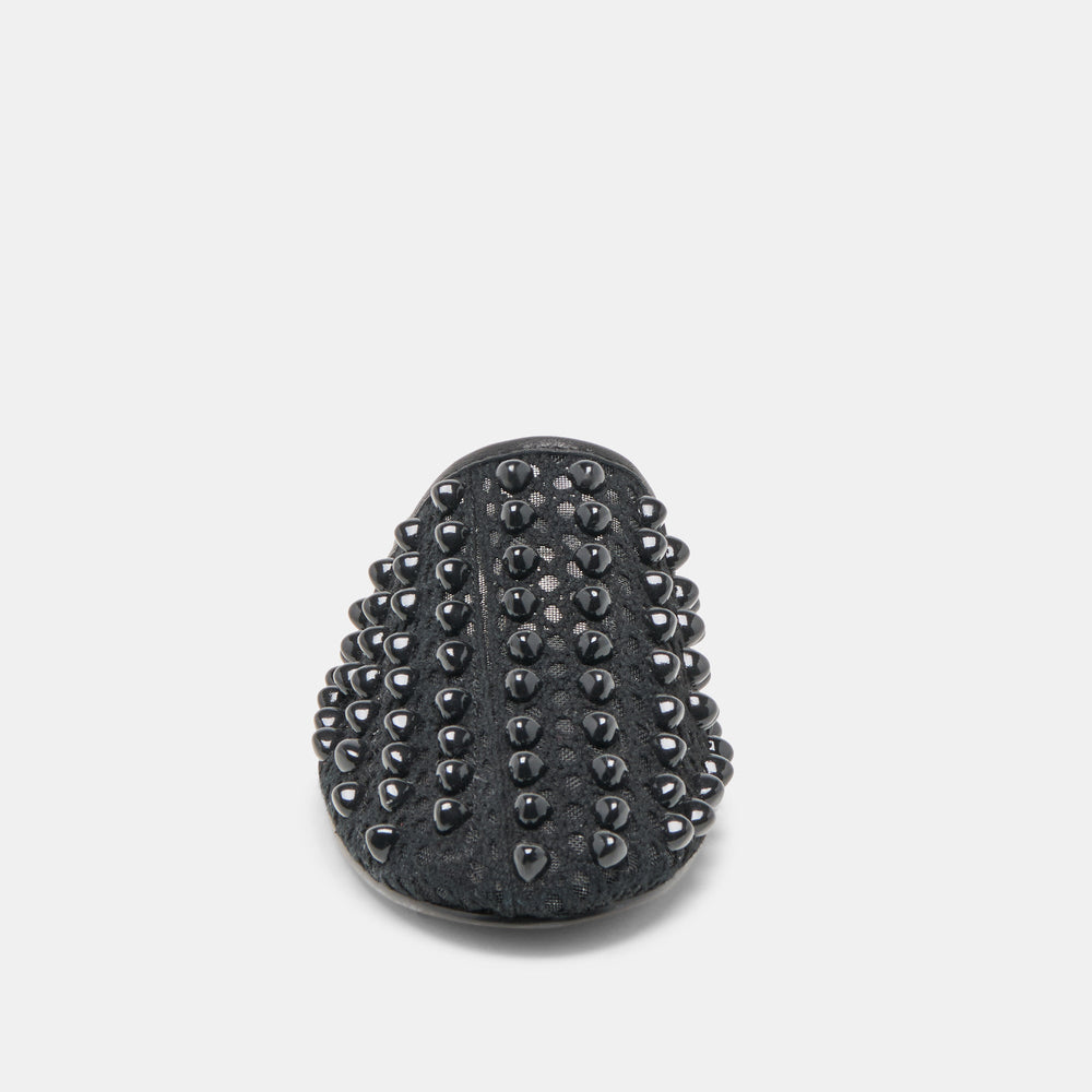 Rova Bead Onyx Beaded Mesh Flats / Dolce Vita