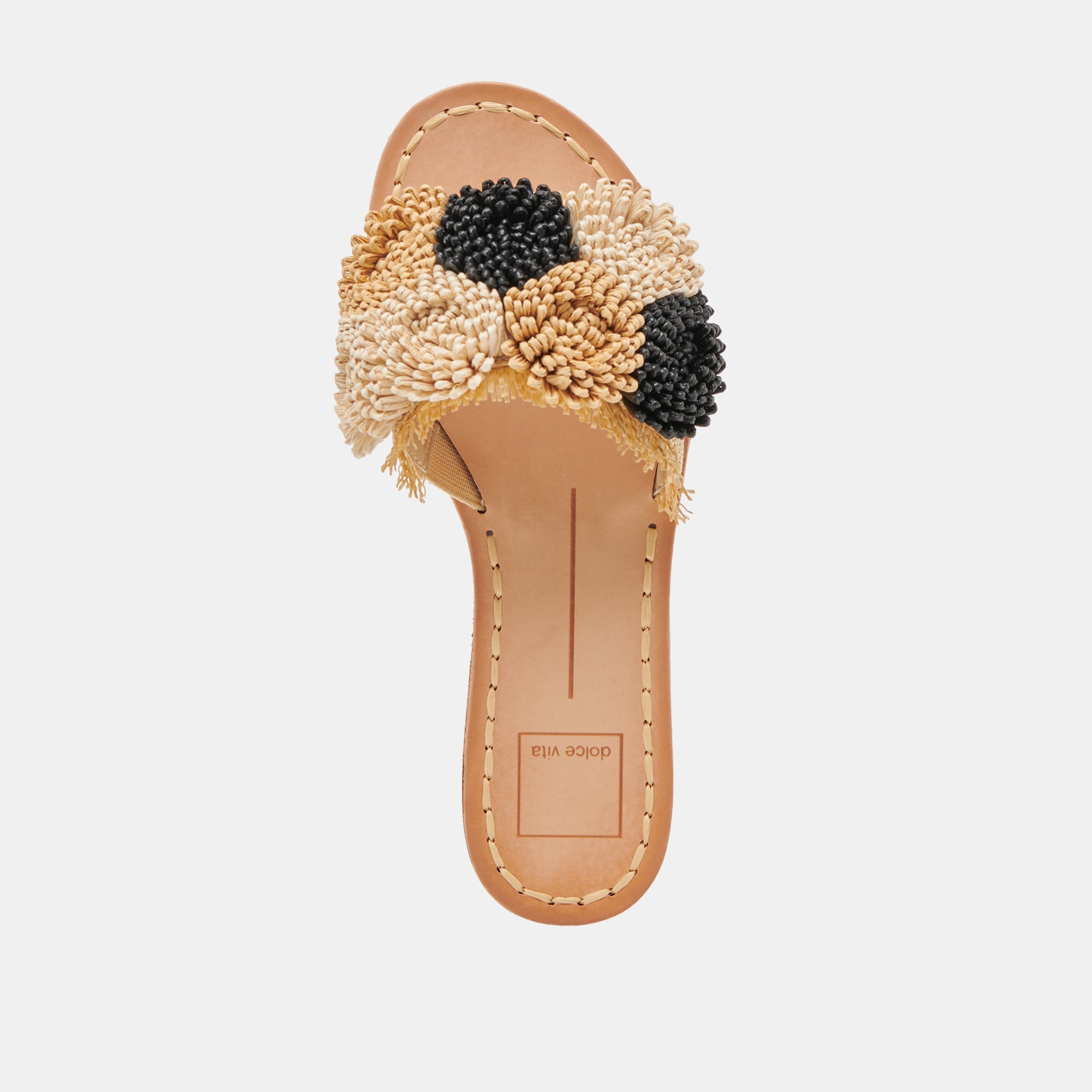 DANELA SANDALS BLACK NATURAL RAFFIA
 – Dolce Vita / Dolce Vita