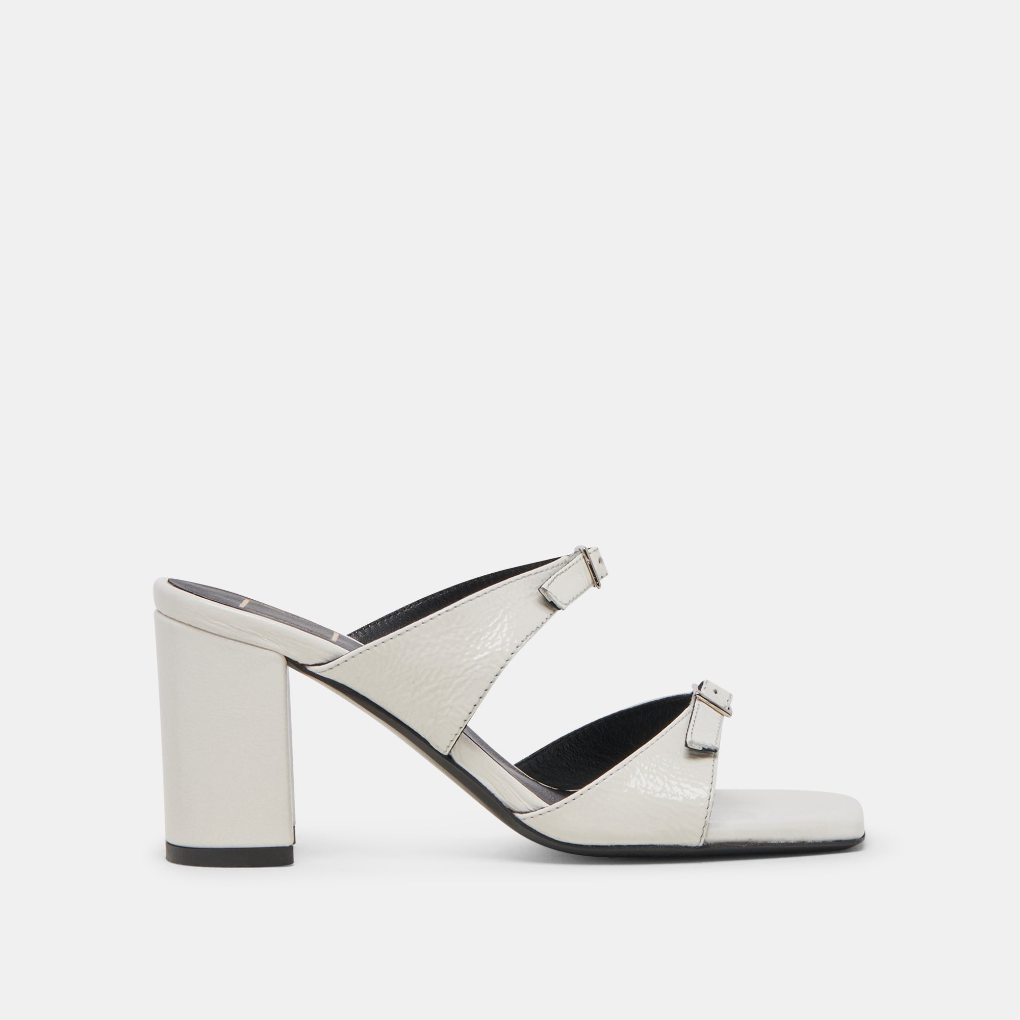 SHANE HEELS OFF WHITE CRINKLE PATENT
 – Dolce Vita / Dolce Vita