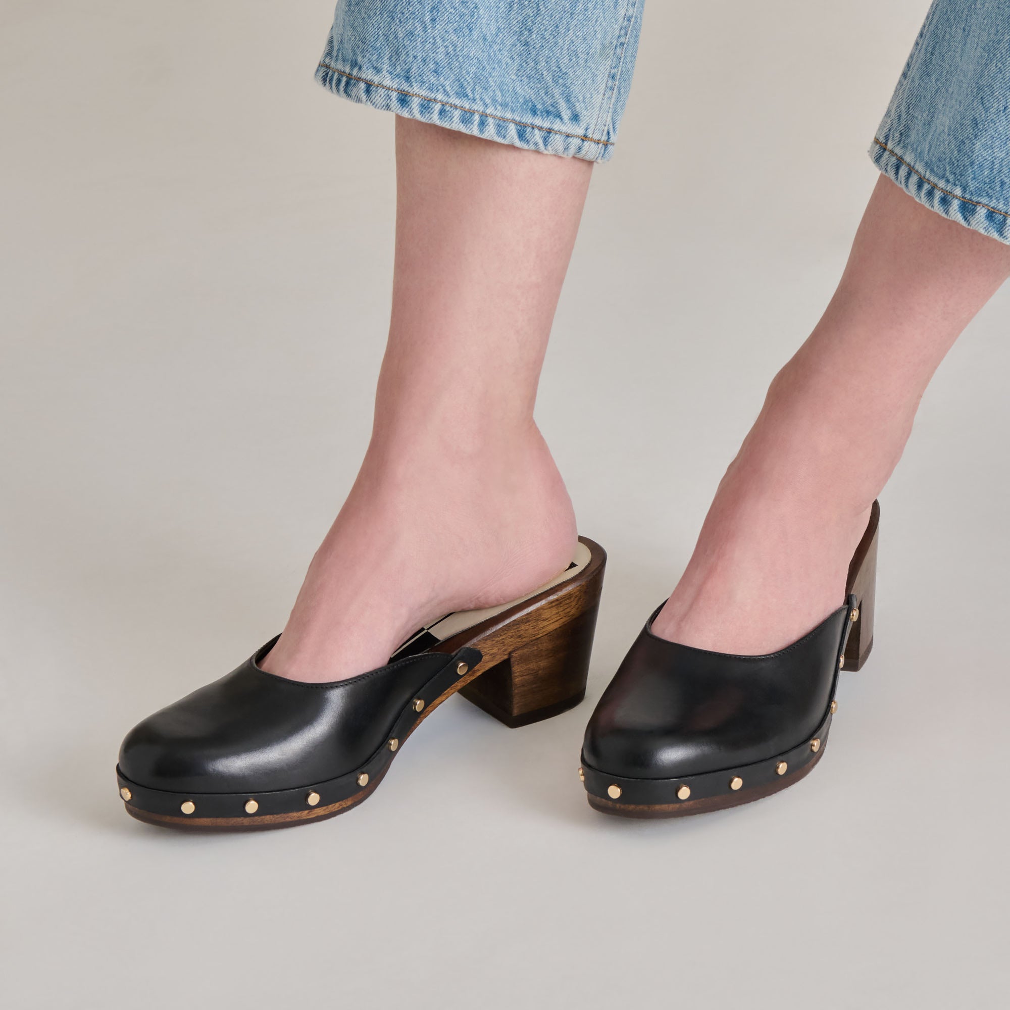 CAMYN HEELS BLACK LEATHER
 – Dolce Vita / Dolce Vita