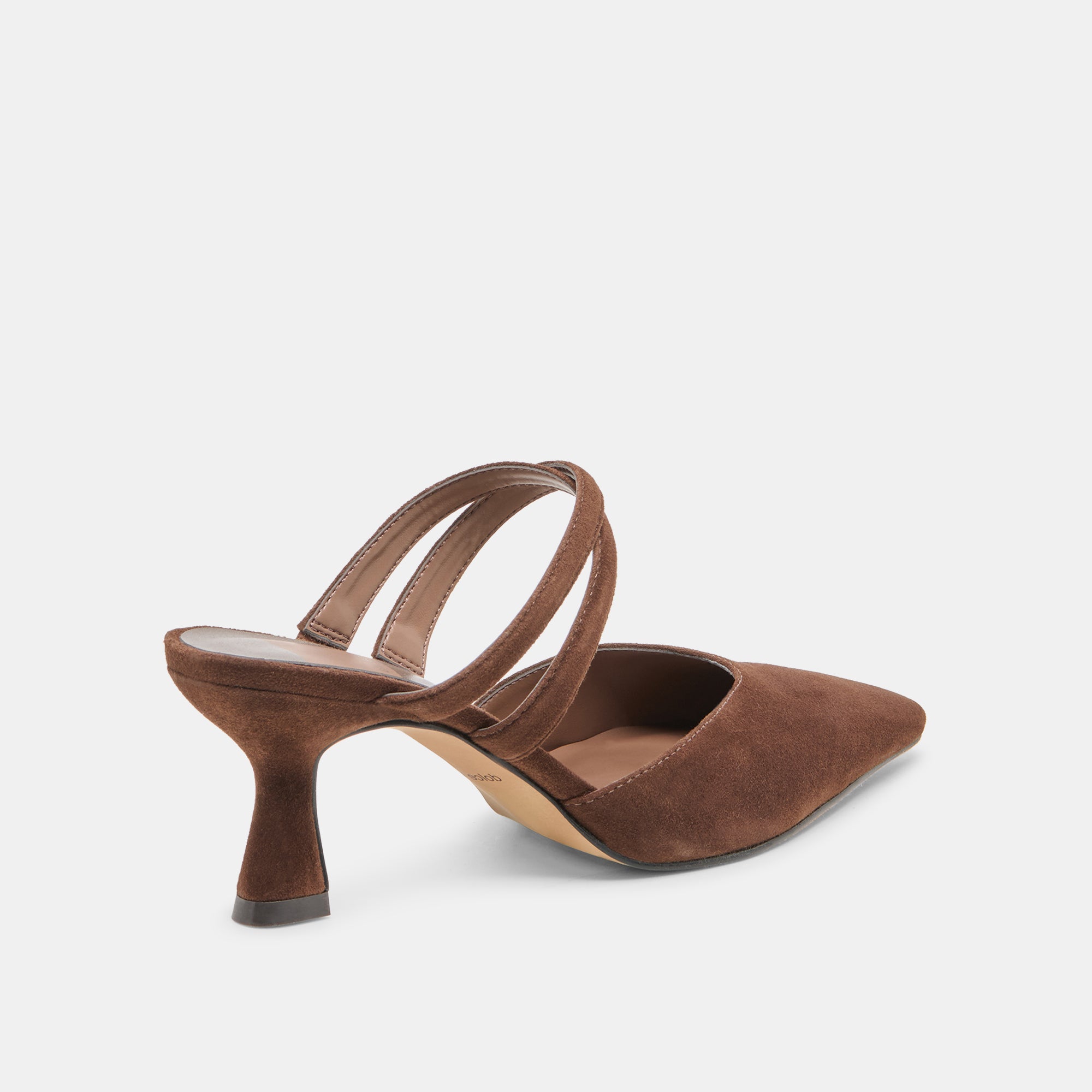 Linore Dk Brown Suede Heels / Dolce Vita