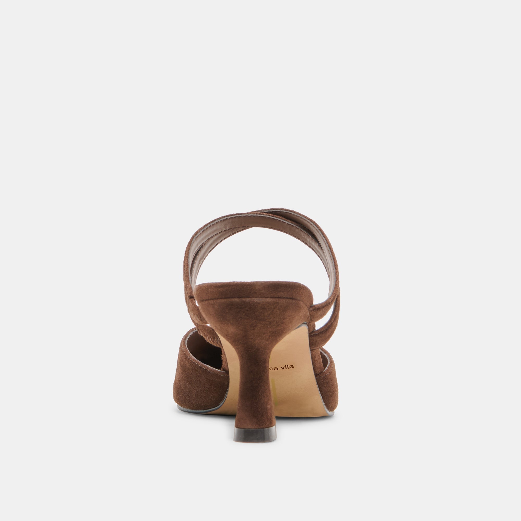 Linore Dk Brown Suede Heels / Dolce Vita