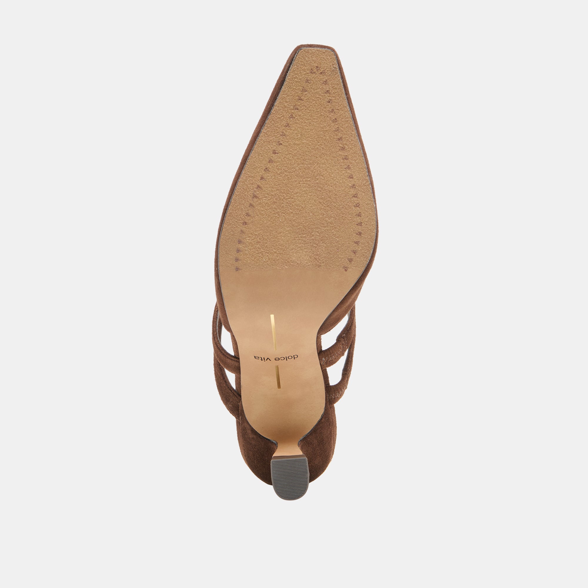 Linore Dk Brown Suede Heels / Dolce Vita