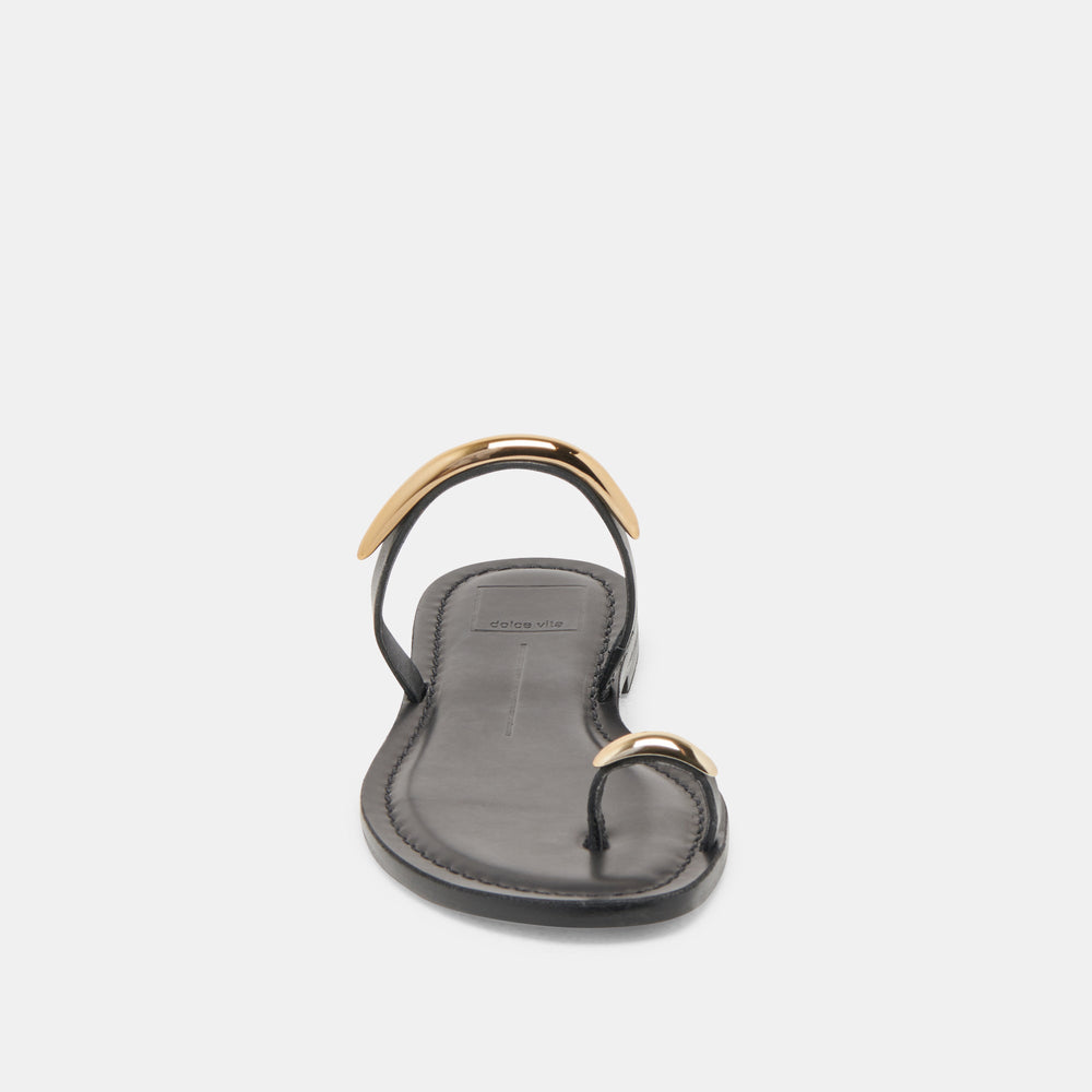 WINK SANDALS BLACK LEATHER
 – Dolce Vita / Dolce Vita