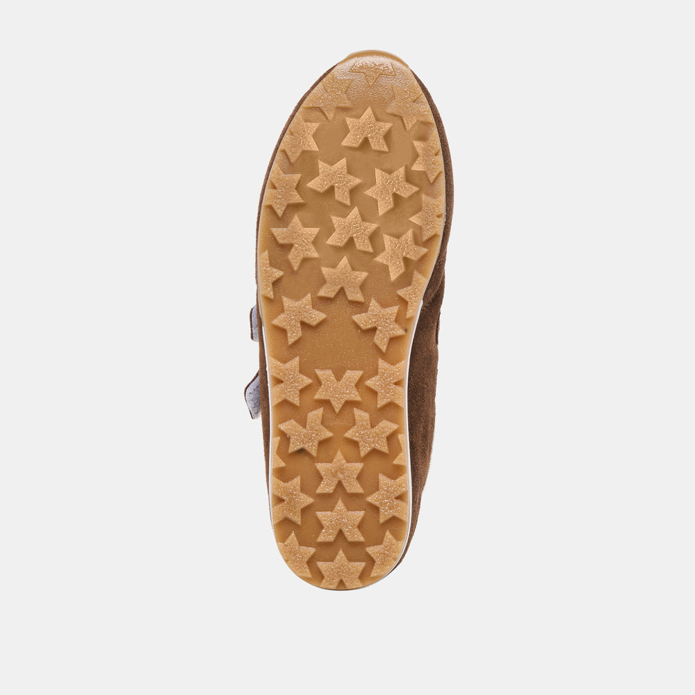 Swan Dk Brown Suede Sneakers / Dolce Vita