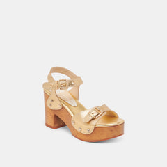 YANDY HEELS GOLD LEATHER
 – Dolce Vita / Dolce Vita