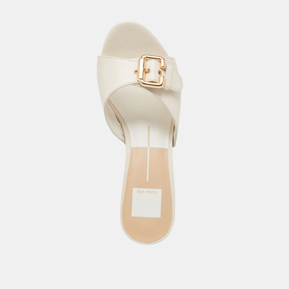 YALAH HEELS OFF WHITE LEATHER
 – Dolce Vita / Dolce Vita