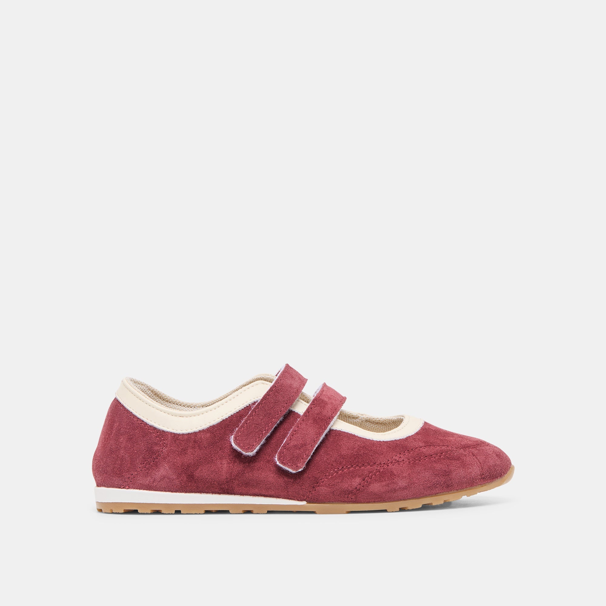 Swan Burgundy Suede Sneakers / Dolce Vita