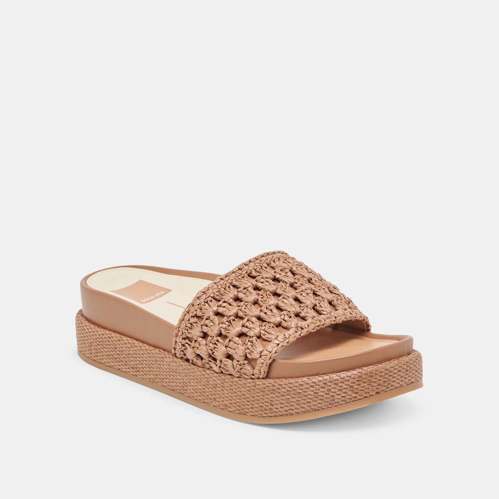 SIDONA SANDALS BROWN RAFFIA
 – Dolce Vita / Dolce Vita
