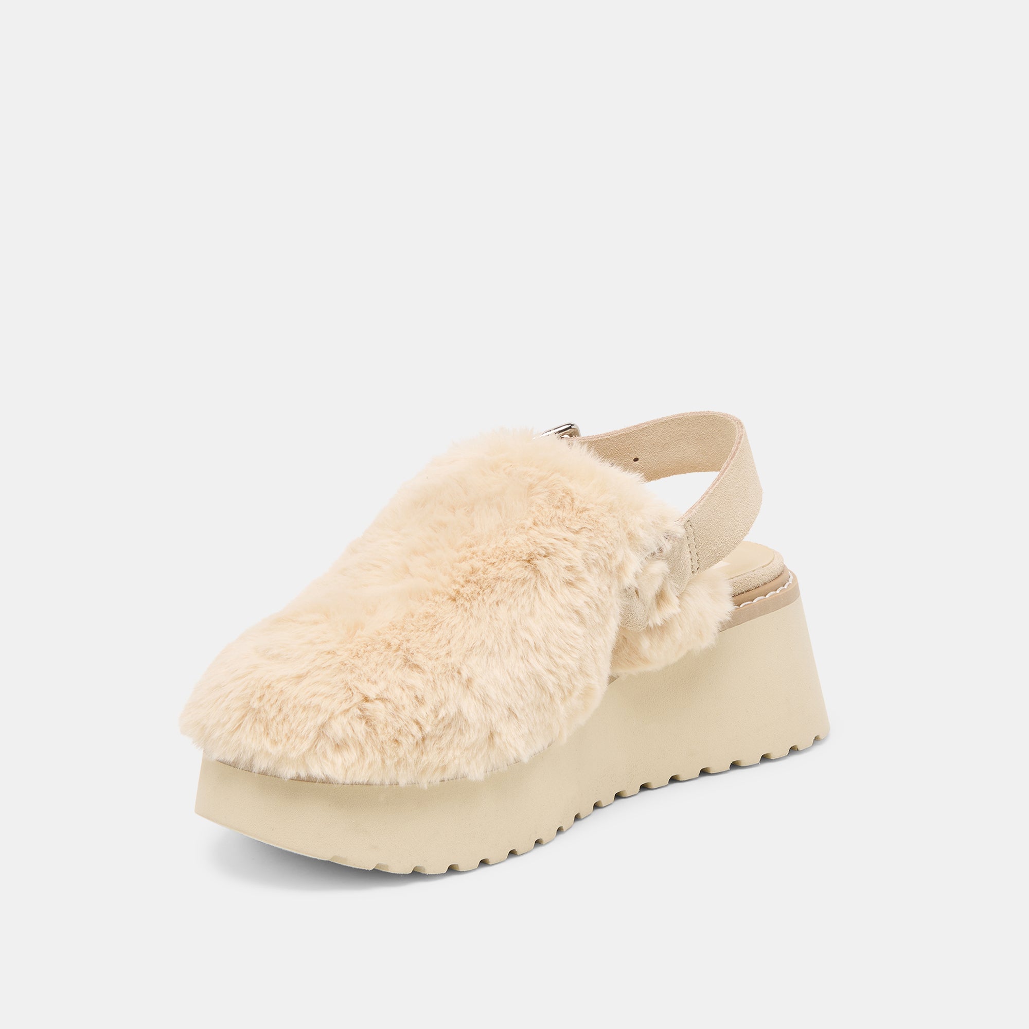 Lansy Natural Plush Flats / Dolce Vita