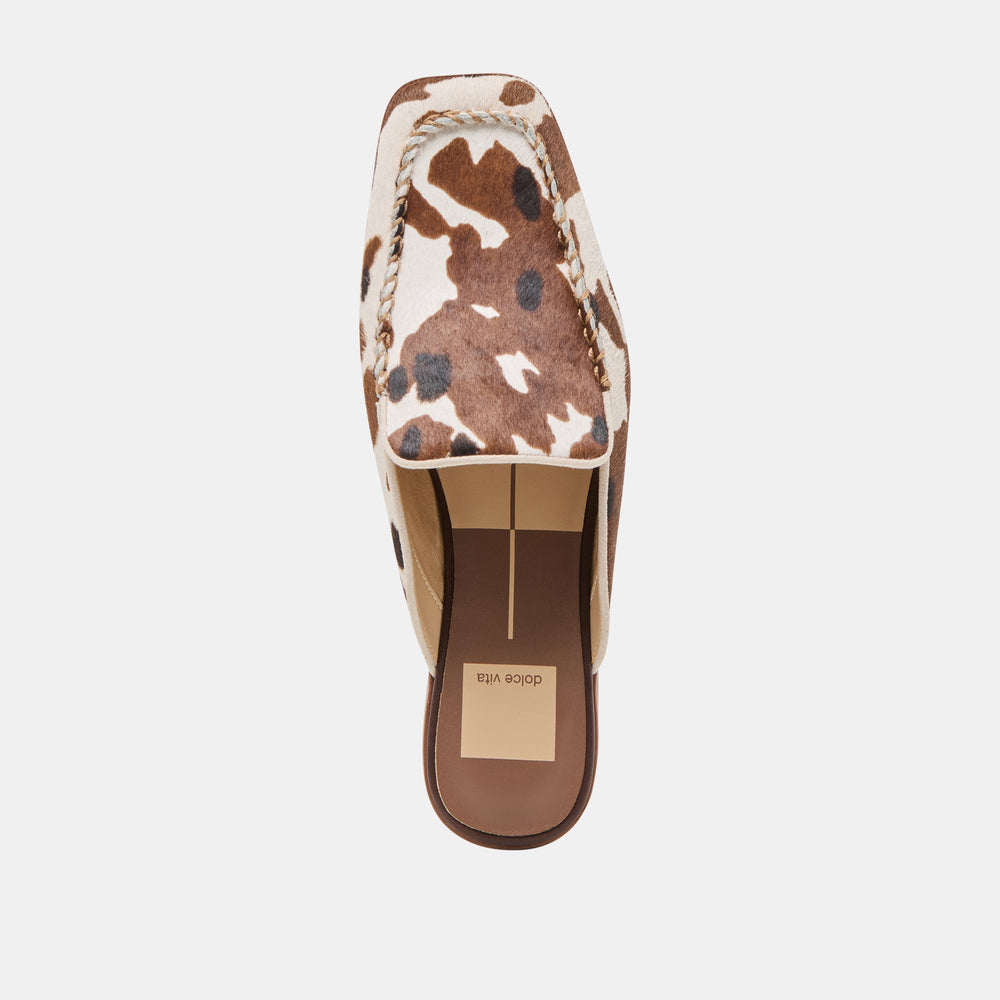 Bradly Cocoa Taurus Calf Hair Flats / Dolce Vita