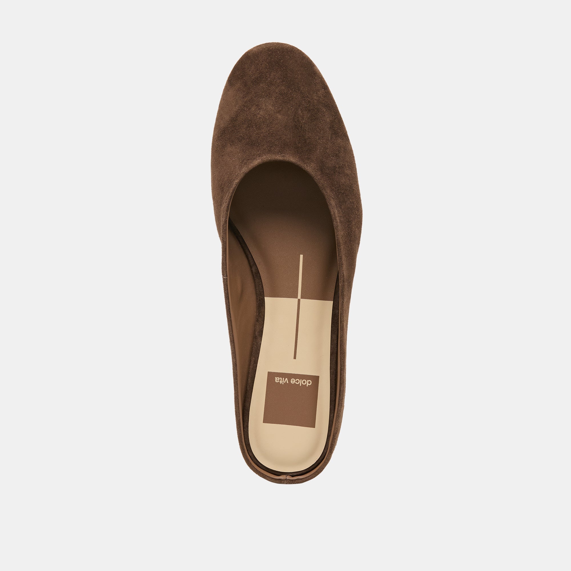 Eila Dk Brown Suede Flats / Dolce Vita