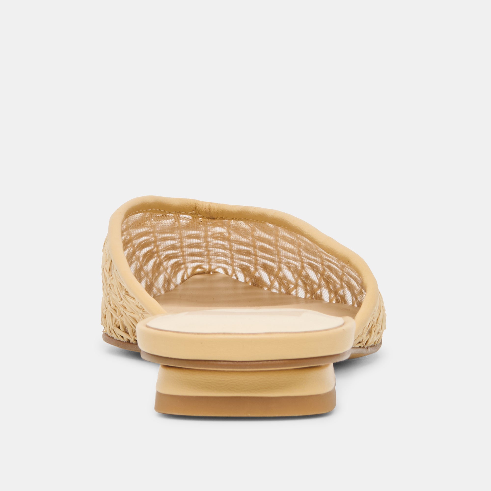 Elm Natural Cross Hatch Raffia Flats / Dolce Vita