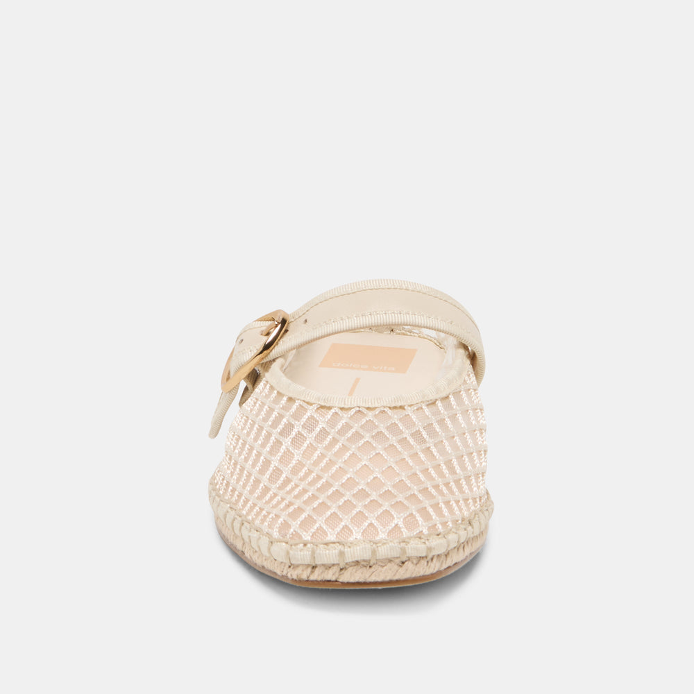 Milie Ecru Woven Mesh Flats / Dolce Vita