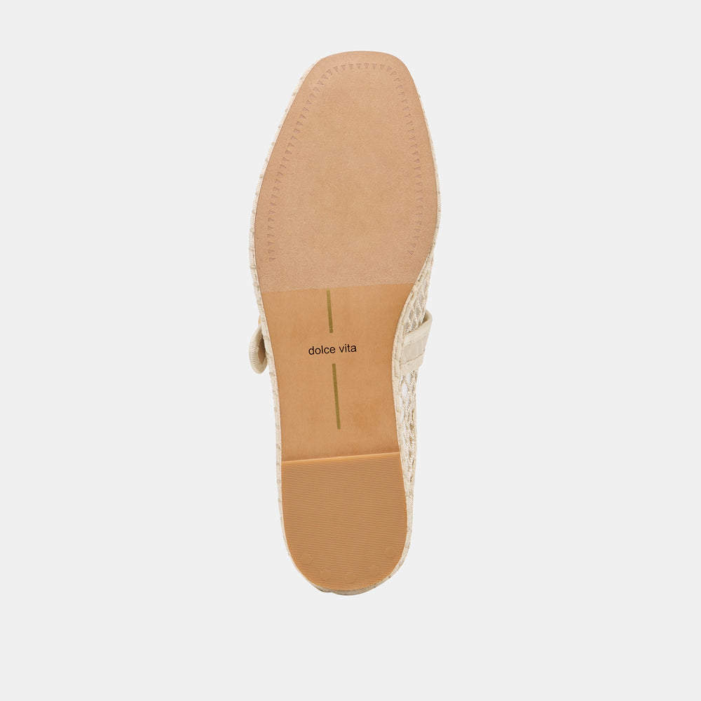 Milie Ecru Woven Mesh Flats / Dolce Vita