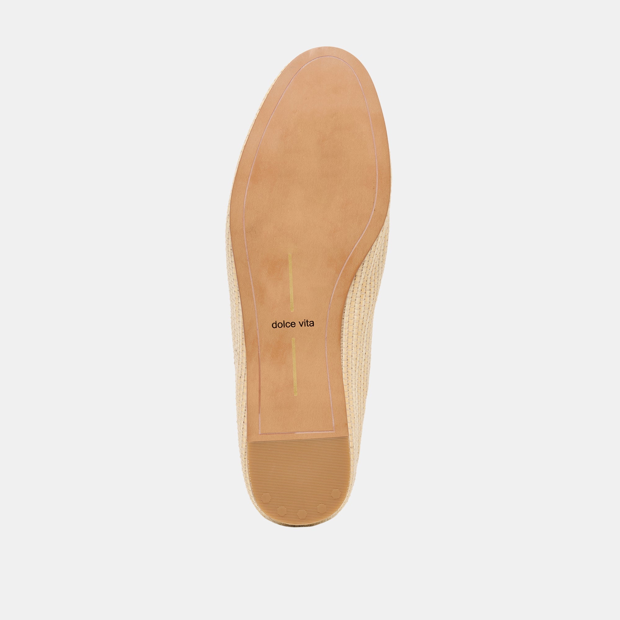 Eila Lt Natural Raffia Flats / Dolce Vita