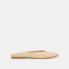 Eila Lt Natural Raffia Flats / Dolce Vita