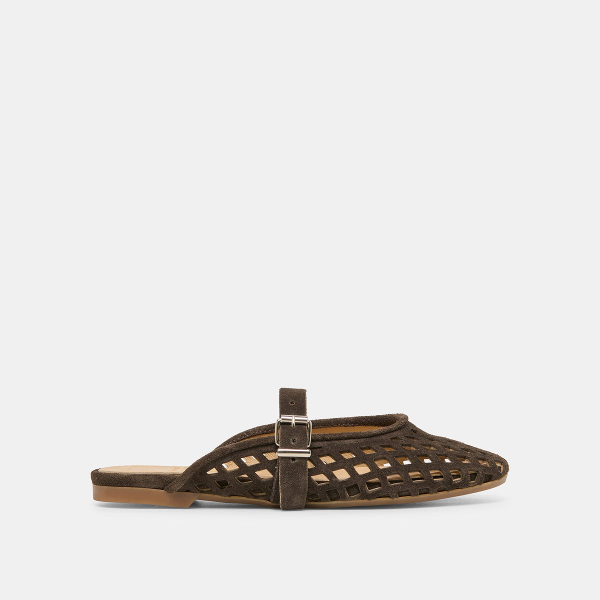 Mirian Dk Brown Suede Flats / Dolce Vita