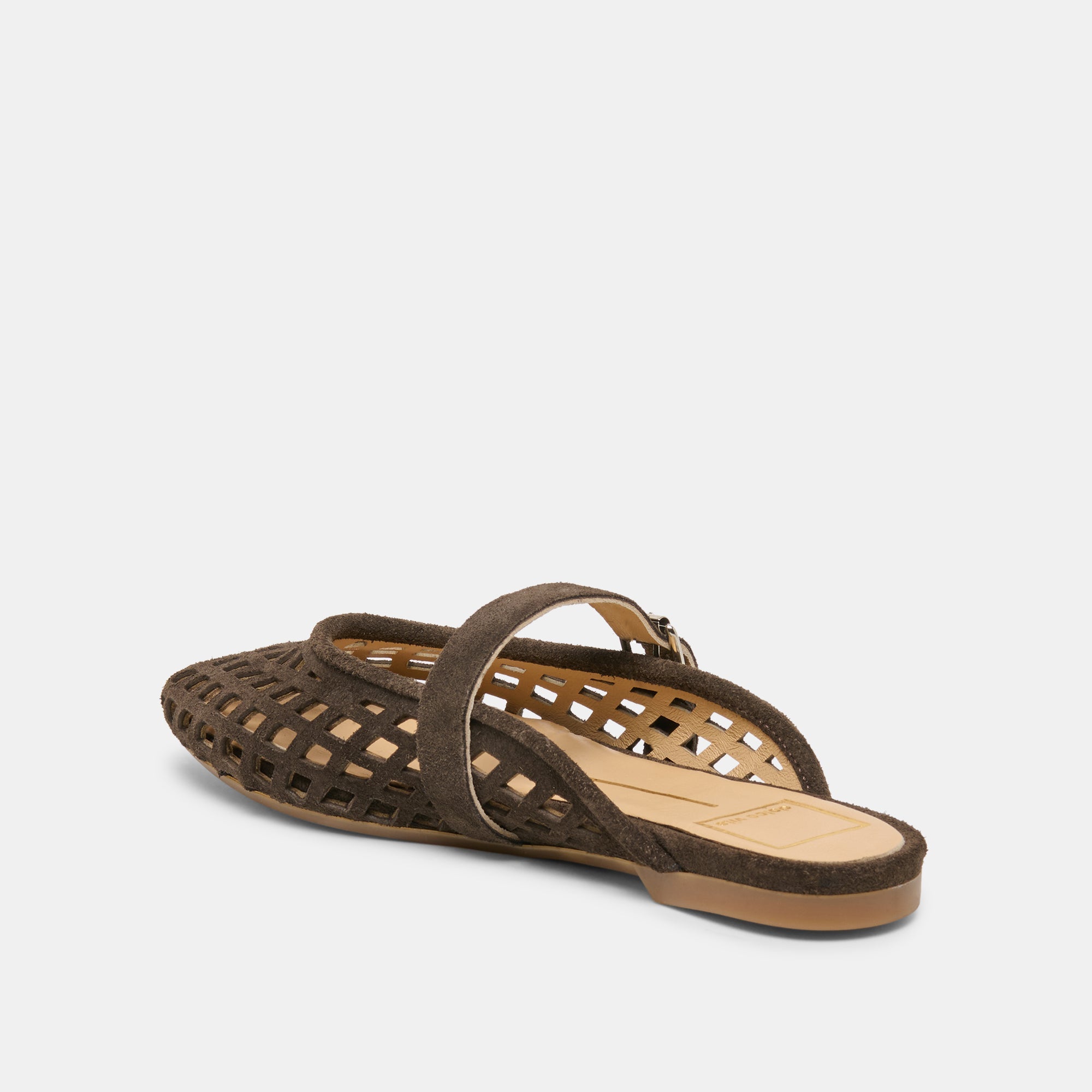 Mirian Dk Brown Suede Flats / Dolce Vita