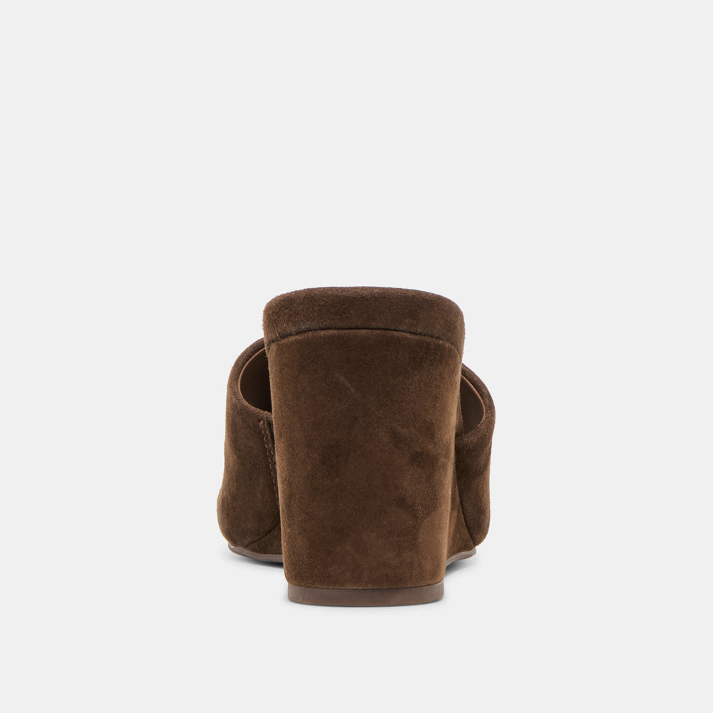 Holta Dk Brown Suede Wedges / Dolce Vita