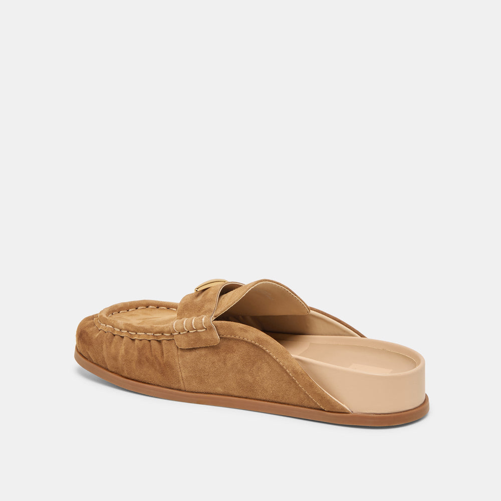 Jodero Lt Brown Suede Flats / Dolce Vita