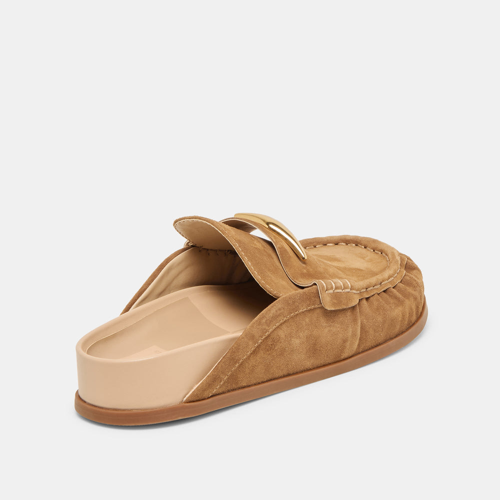 Jodero Lt Brown Suede Flats / Dolce Vita