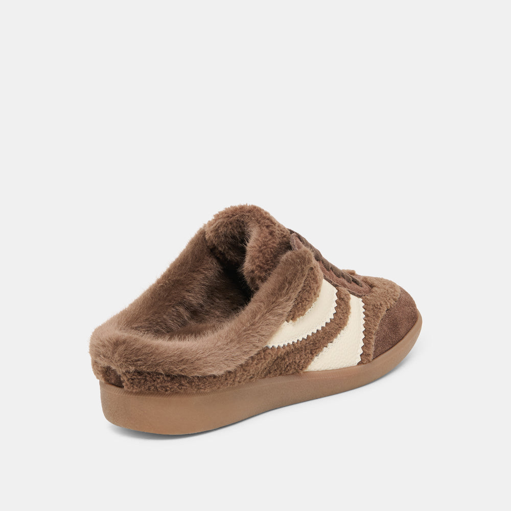 Merit Slide Plush Dk Brown Plush Sneakers / Dolce Vita