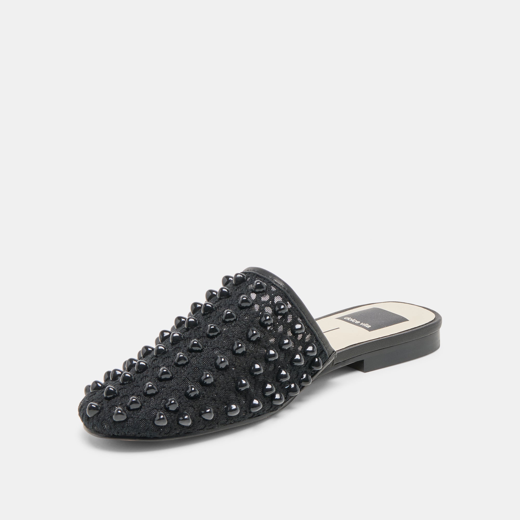 Rova Bead Onyx Beaded Mesh Flats / Dolce Vita