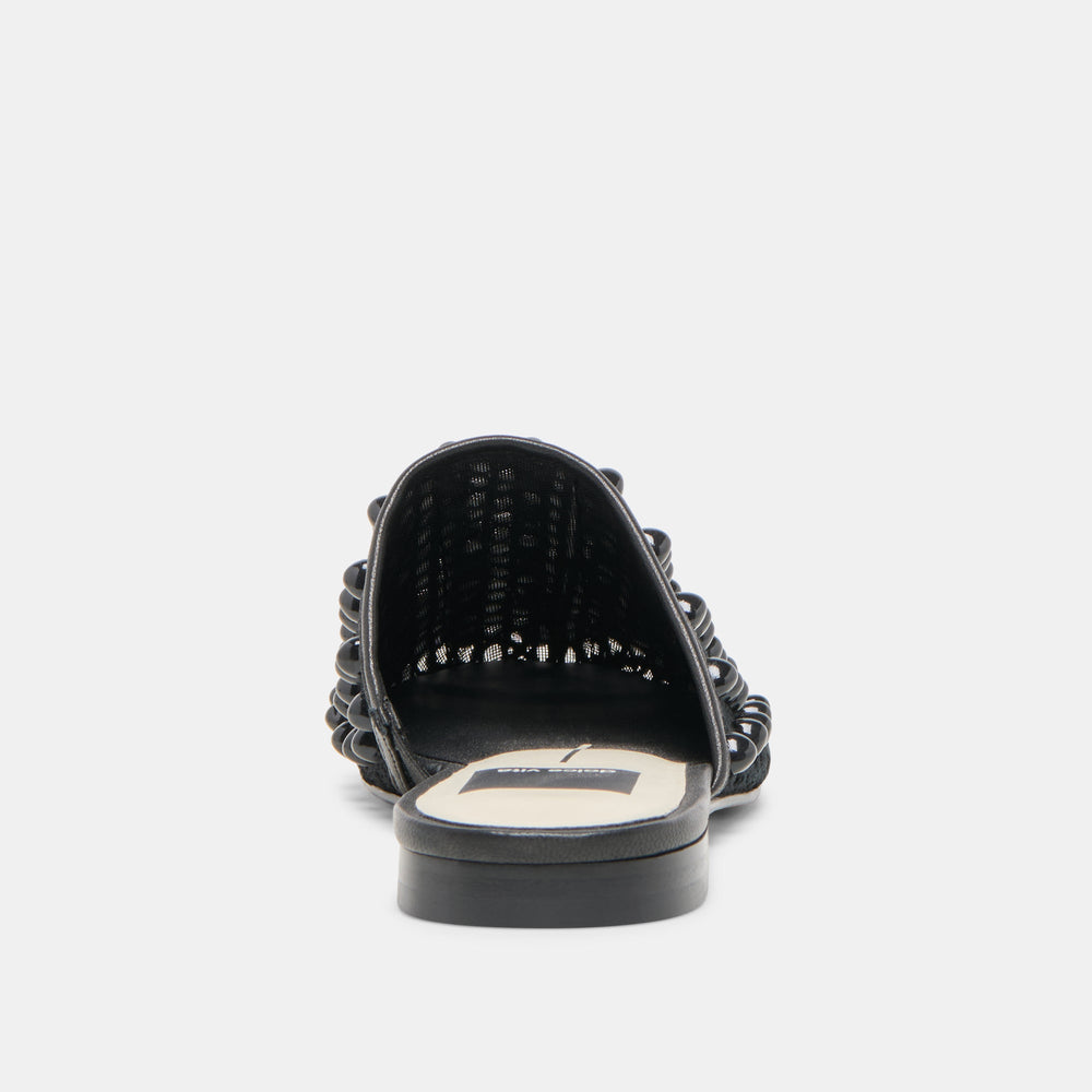 Rova Bead Onyx Beaded Mesh Flats / Dolce Vita