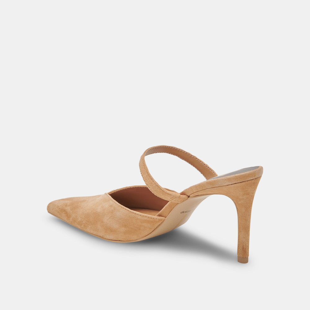 KANIKA WIDE HEELS TAN SUEDE
 – Dolce Vita / Dolce Vita