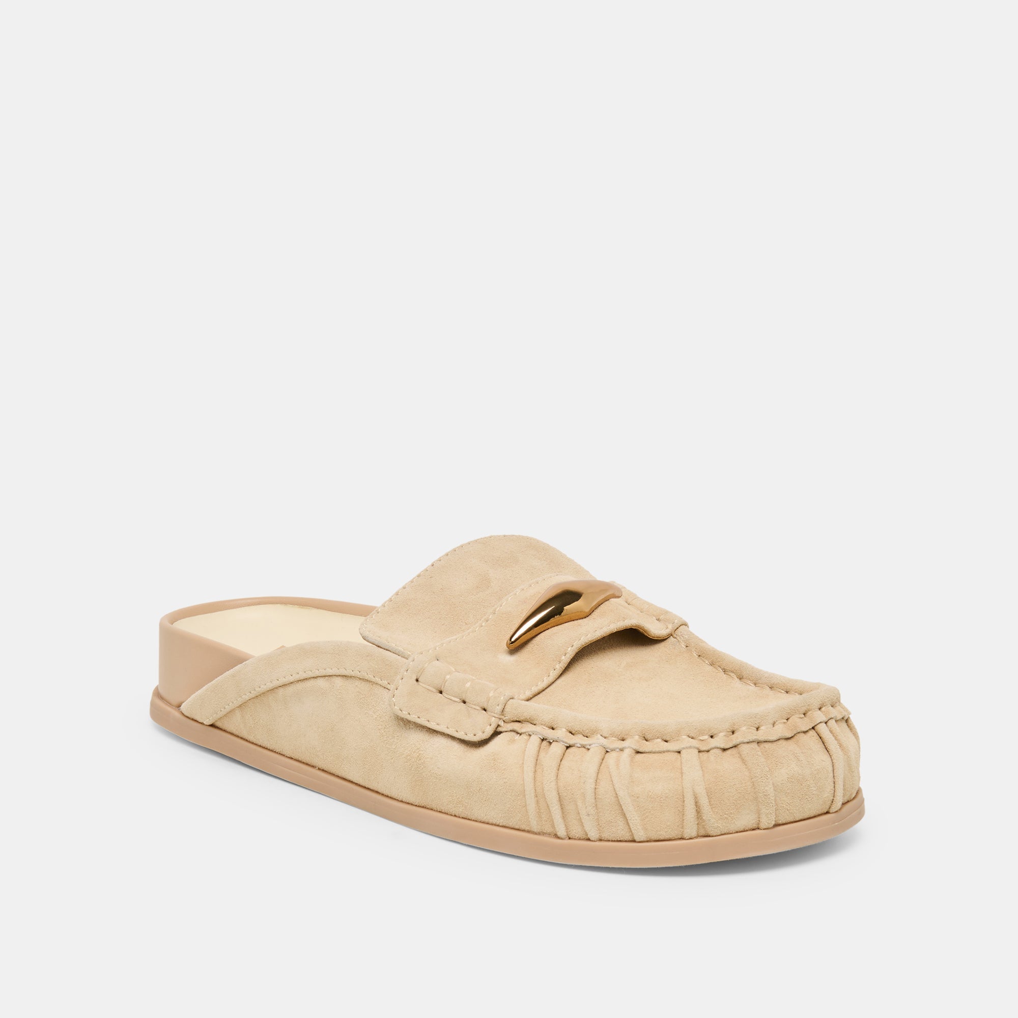 Jodero Almond Suede Flats / Dolce Vita