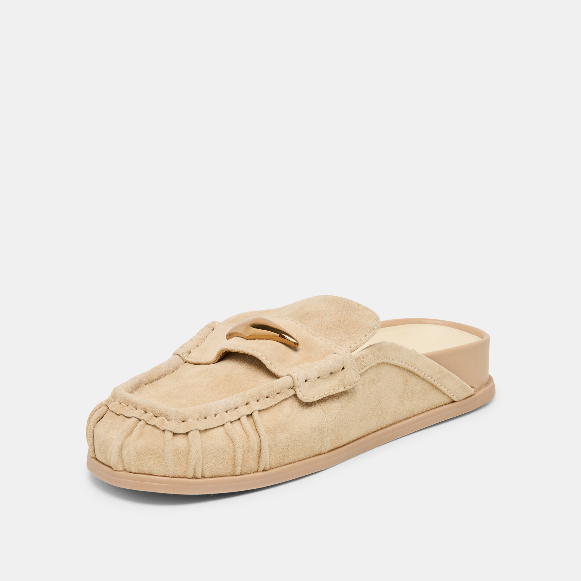 Jodero Almond Suede Flats / Dolce Vita