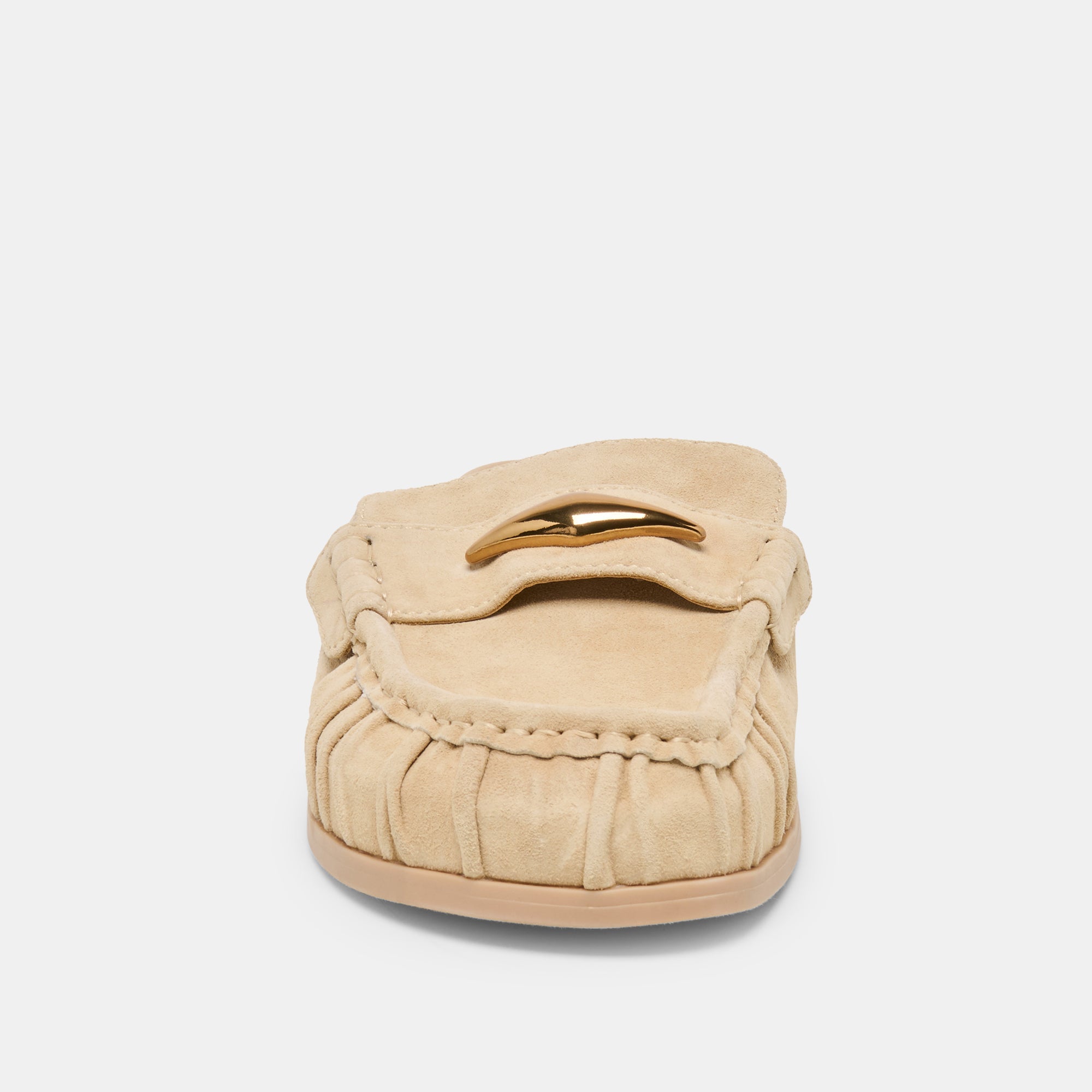 Jodero Almond Suede Flats / Dolce Vita