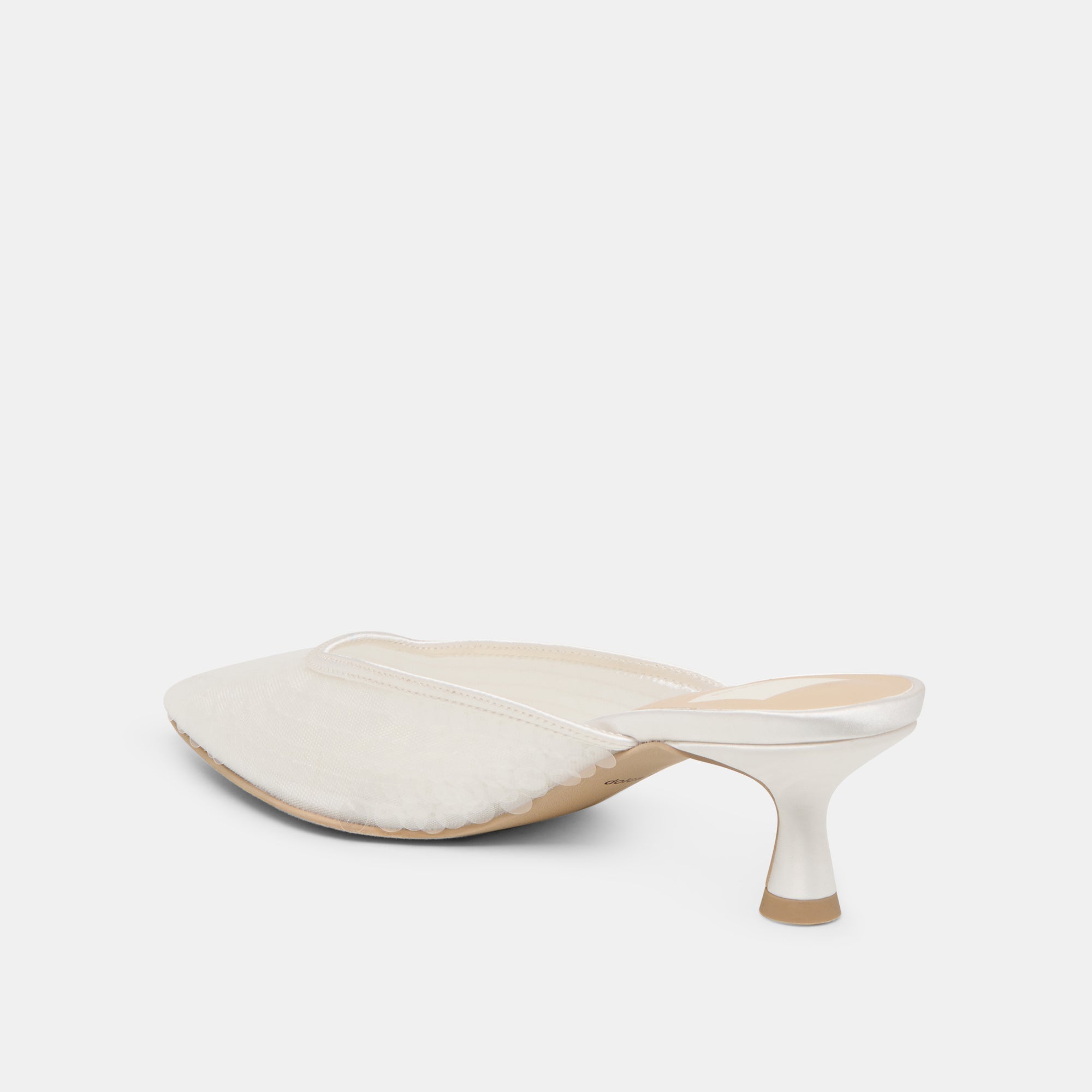 Cleo Ivory Sequin Heels / Dolce Vita