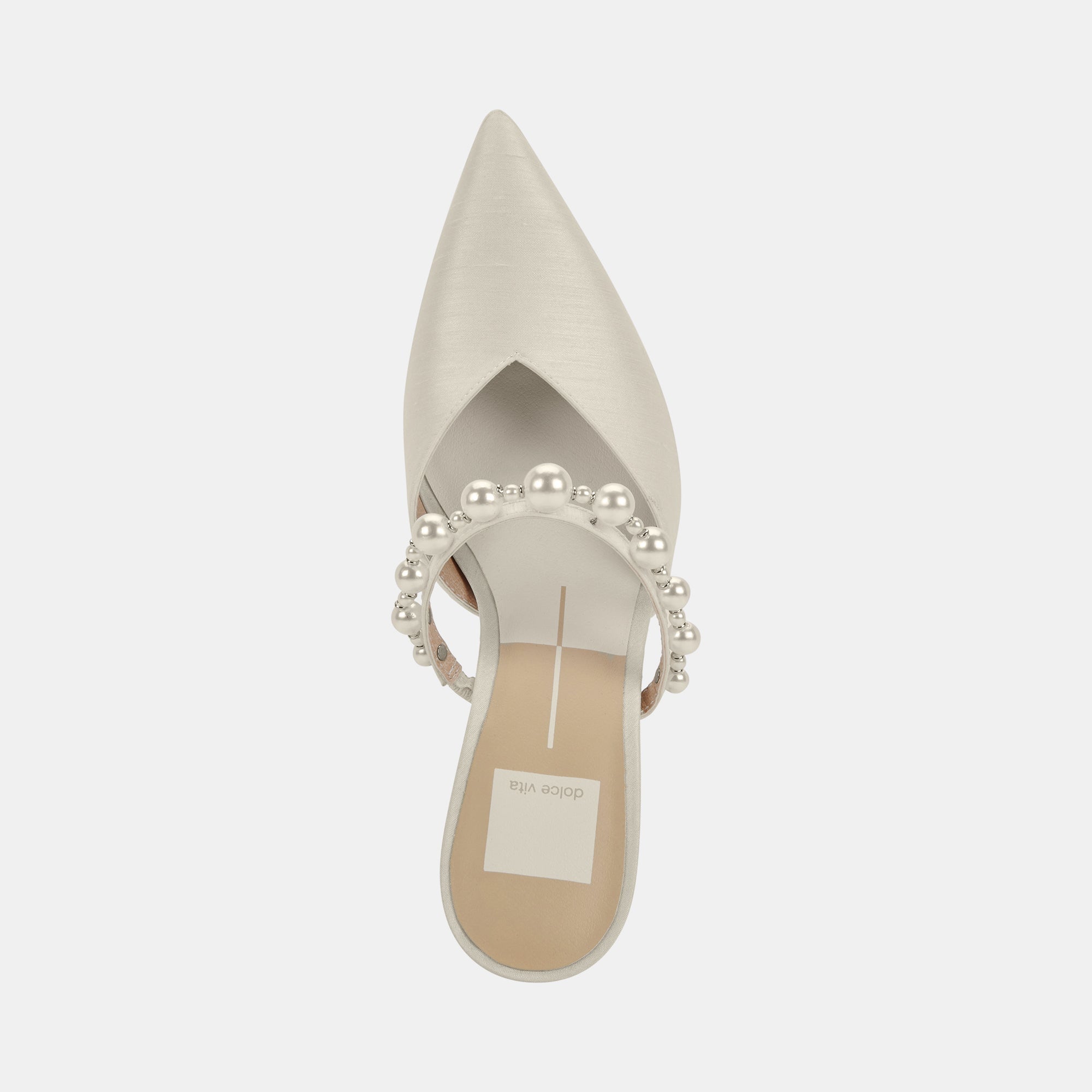 KANIKA Pearl Heels Vanilla Silk | Vanilla Silk Pearl Tapered Heels
 – Dolce Vita / Dolce Vita