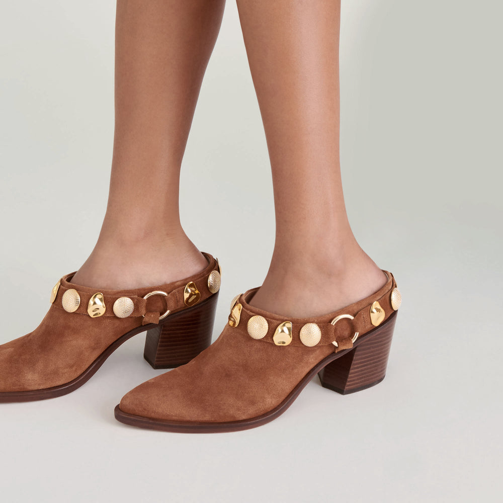 Kanyon Brown Suede Heels / Dolce Vita