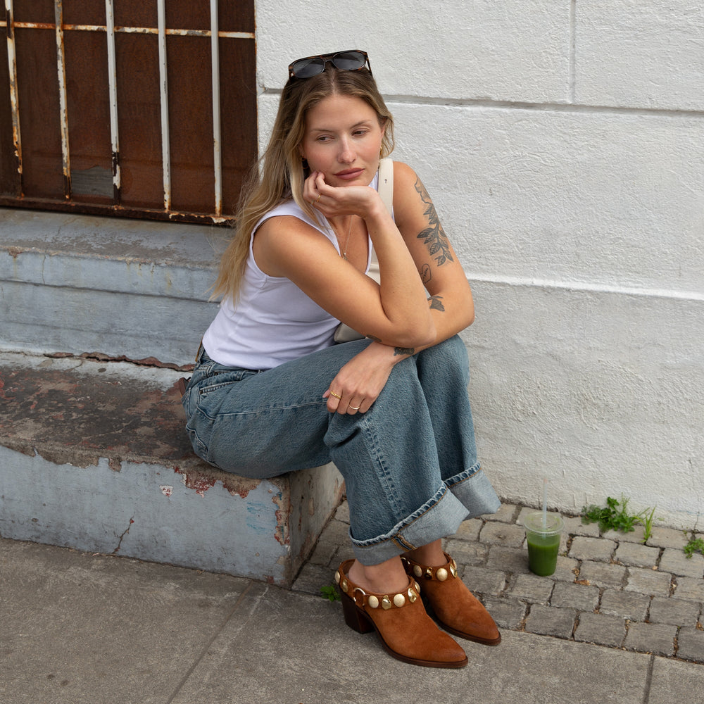 Kanyon Brown Suede Heels / Dolce Vita