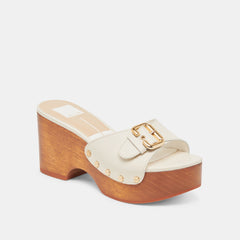 YALAH HEELS OFF WHITE LEATHER
 – Dolce Vita / Dolce Vita
