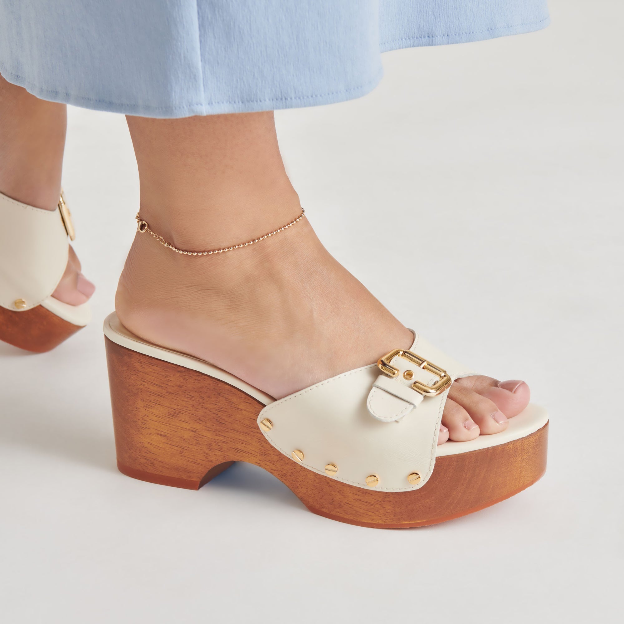 YALAH HEELS OFF WHITE LEATHER
 – Dolce Vita / Dolce Vita