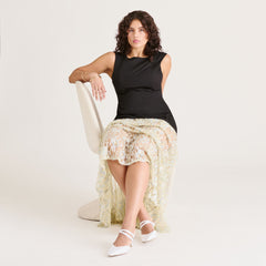 Linore True White Satin Heels / Dolce Vita