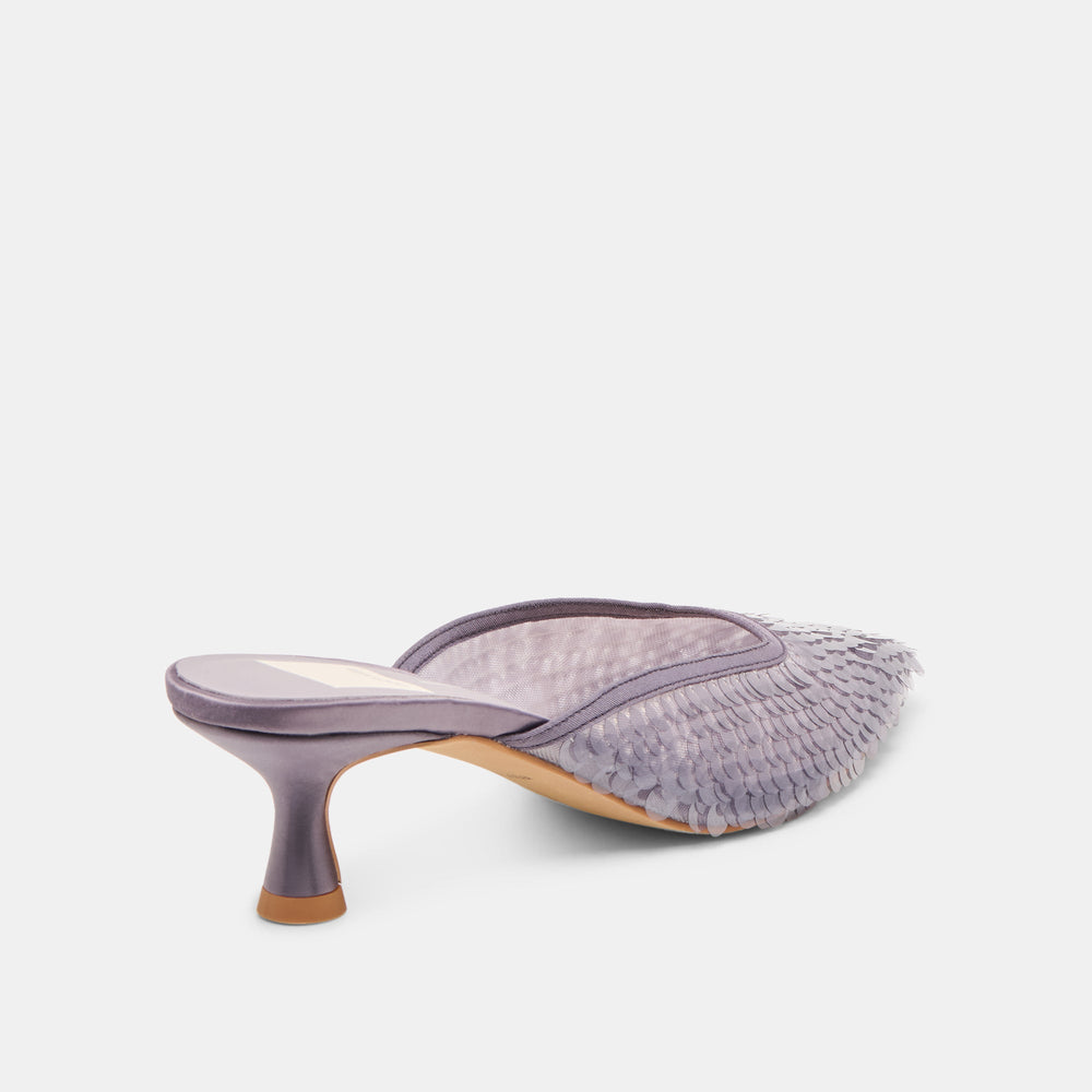Cleo Smoke Sequin Heels / Dolce Vita