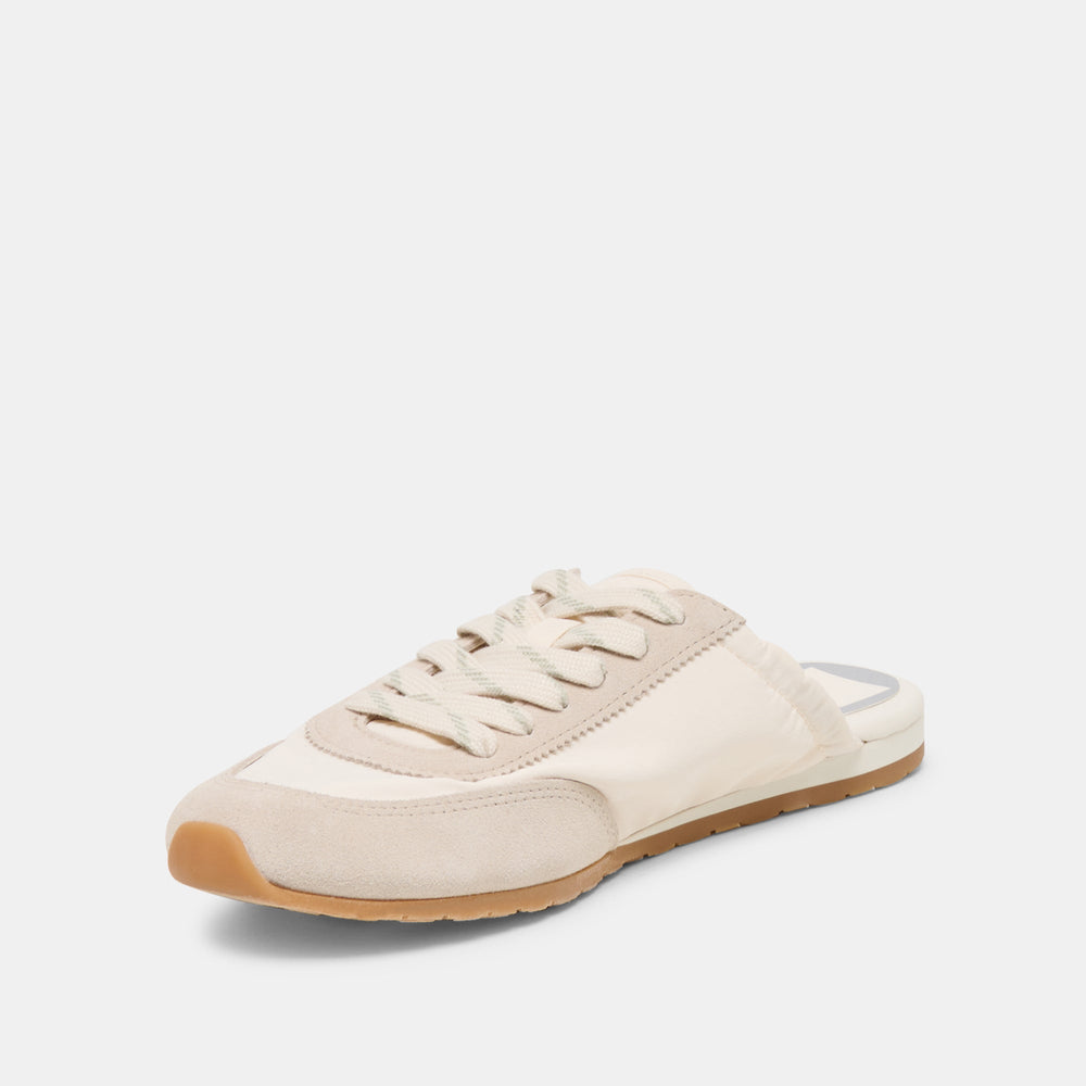Daris White Nylon Sneakers / Dolce Vita