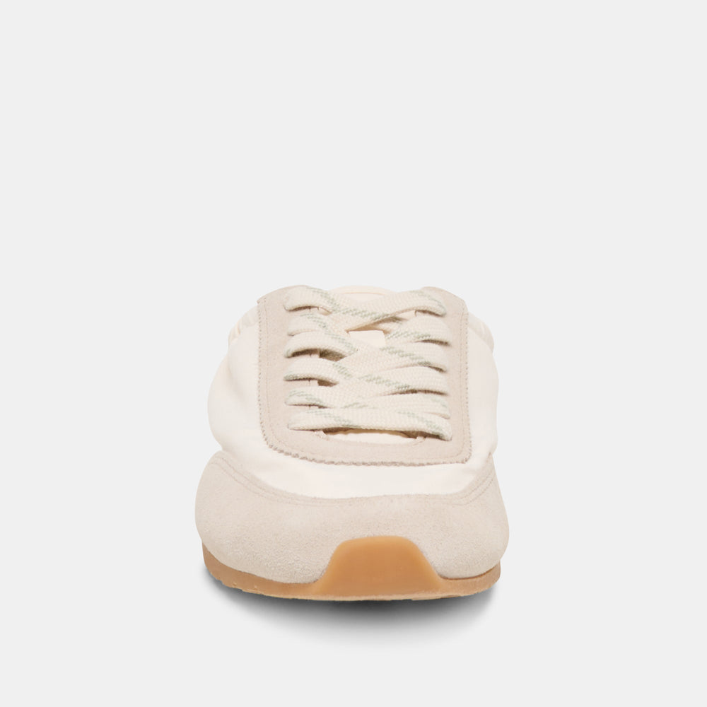 Daris White Nylon Sneakers / Dolce Vita