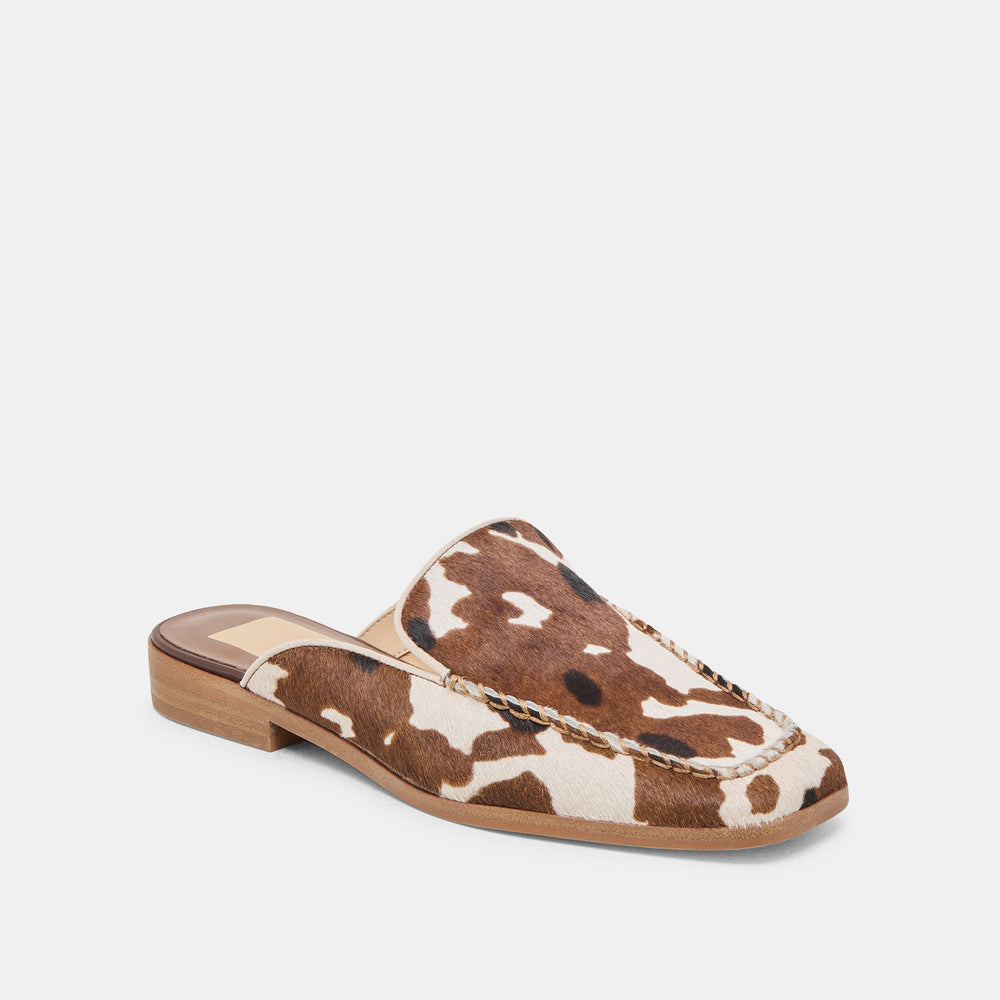 Bradly Cocoa Taurus Calf Hair Flats / Dolce Vita