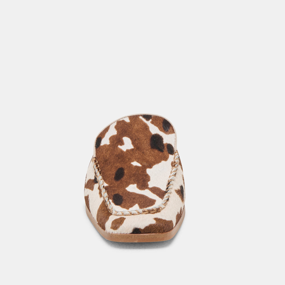 Bradly Cocoa Taurus Calf Hair Flats / Dolce Vita