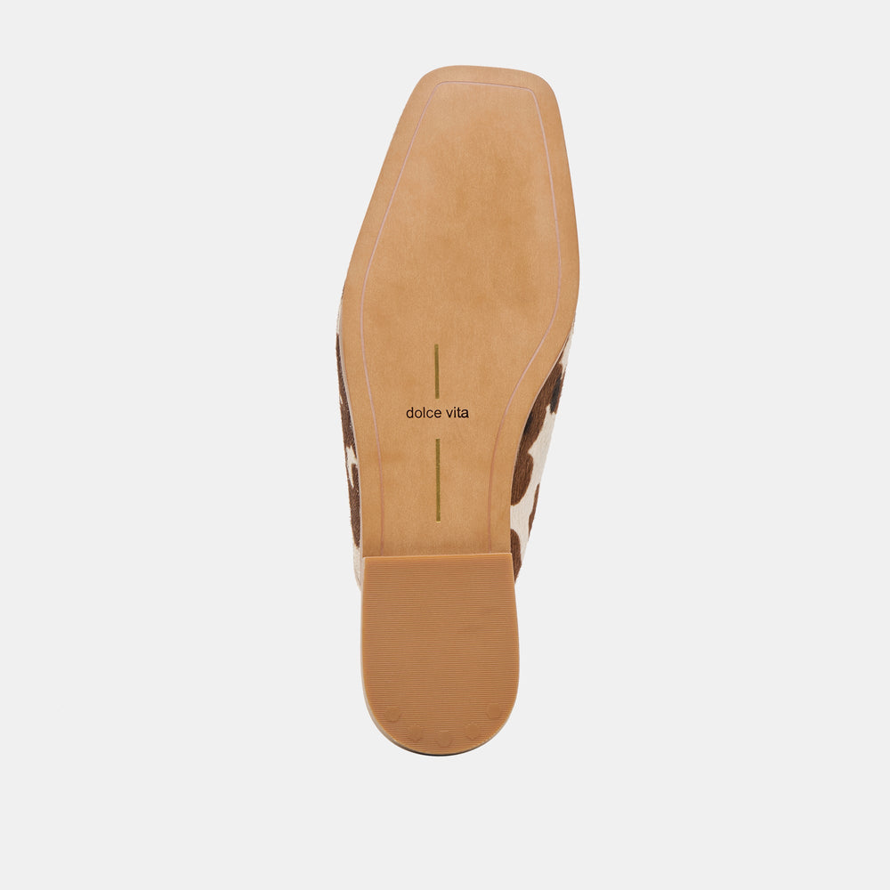 Bradly Cocoa Taurus Calf Hair Flats / Dolce Vita