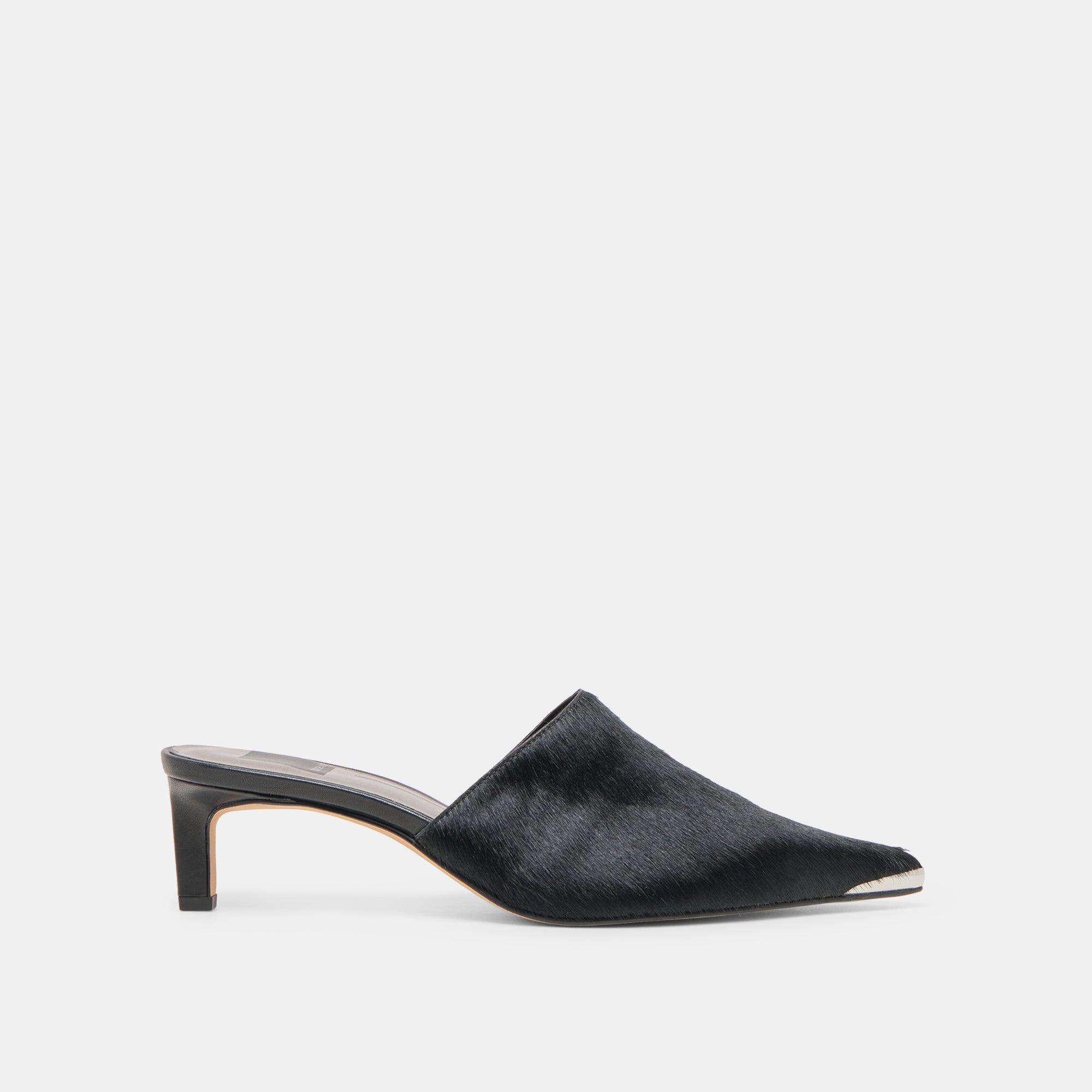 Lexy Nero Calf Hair Heels / Dolce Vita