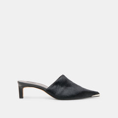 Lexy Nero Calf Hair Heels / Dolce Vita
