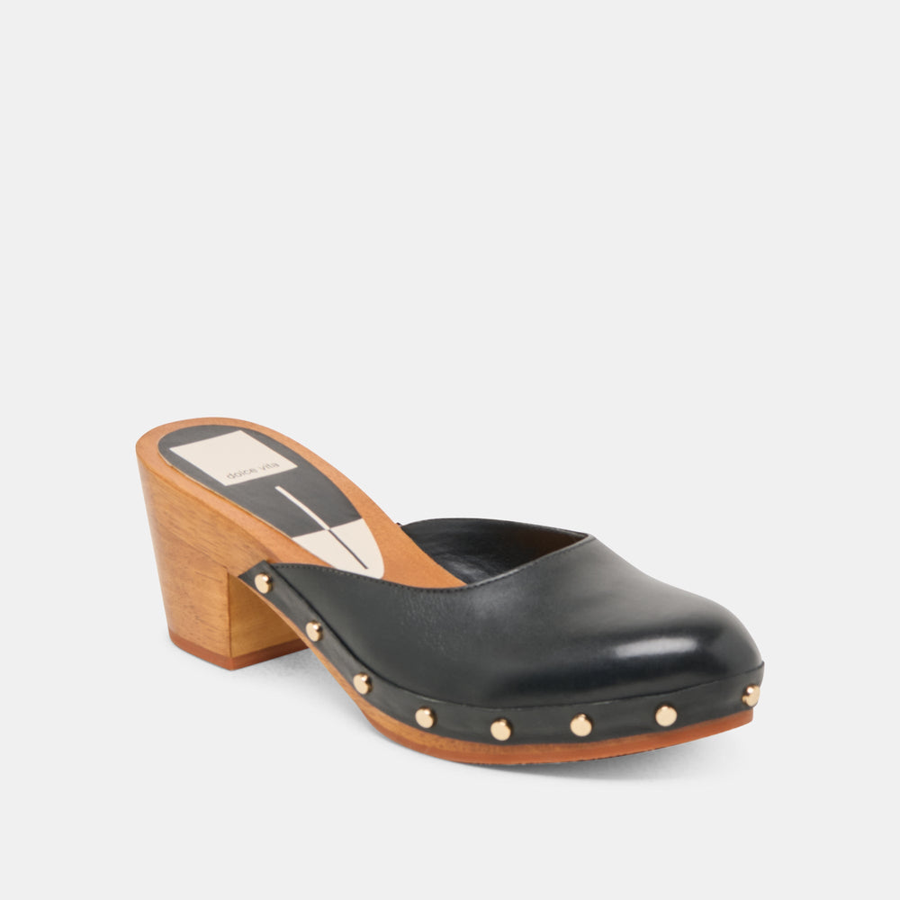 CAMYN HEELS BLACK LEATHER
 – Dolce Vita / Dolce Vita
